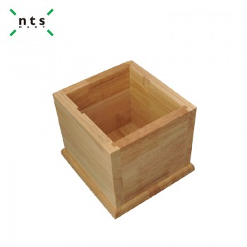Wooden Coffee Knock Box with Stainless Steel Insert(Stainless steel 18/8)