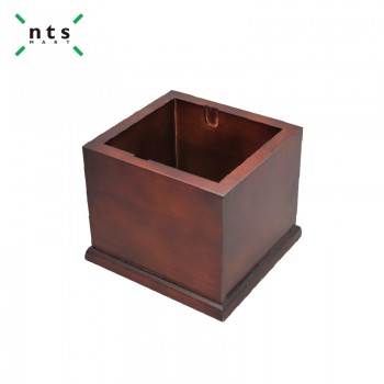 Wooden Coffee Knock Box with Stainless Steel Insert(Stainless steel 18/8)