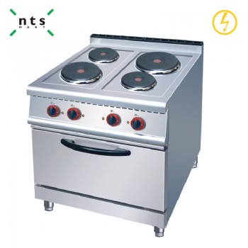 4 Electric Plate Cooker with Electric Oven