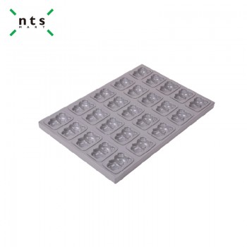 Cake Tray-25 cups ( Grey Silicone)