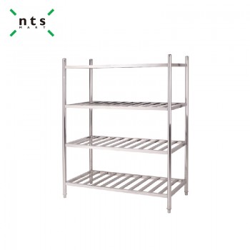 Dismountable Stainless Steel Storage Rack(ladder type; round pipe)
