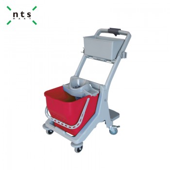 MINI CLEANING TROLLEY WITH FUNNEL TYPE WRINGER