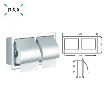 Recessed Double Paper Holder