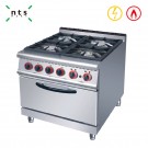 4 Gas Burner with Electric Oven