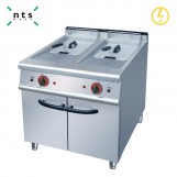 2 Tank Electric Fryer(2 Baskets) with Cabinet