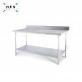 Stainless steel Worktop with Backsplash(dismountable) 